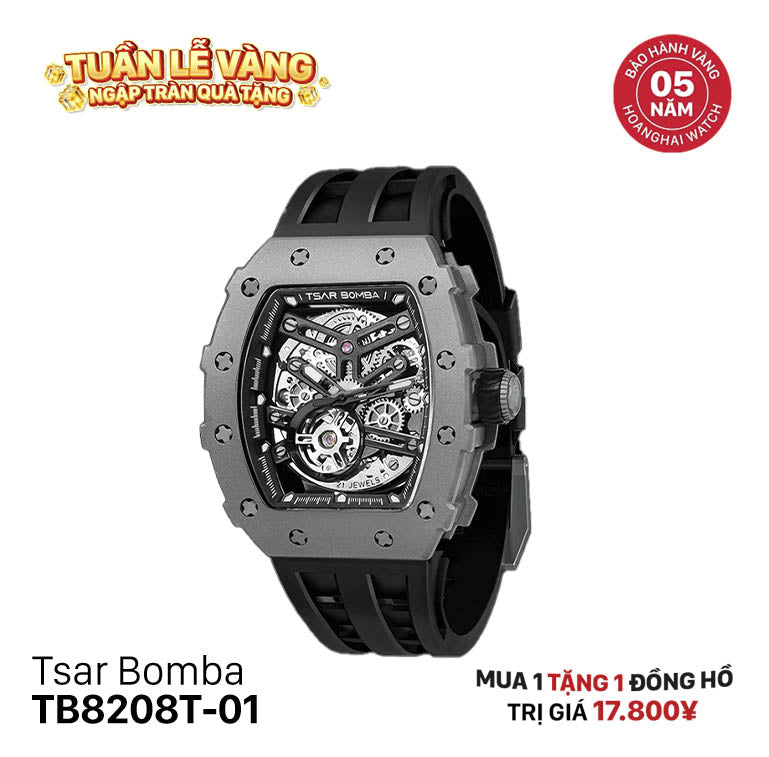 Đồng hồ cơ Tsar Bomba TB8208T-01