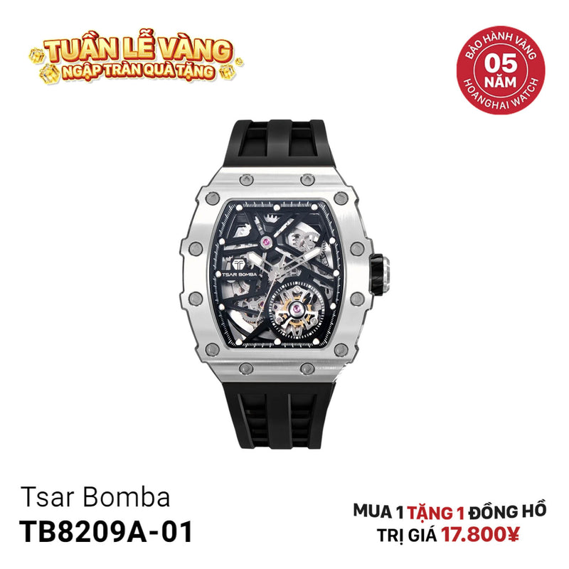Đồng hồ cơ Tsar Bomba TB8209A-01 - Nhận Order