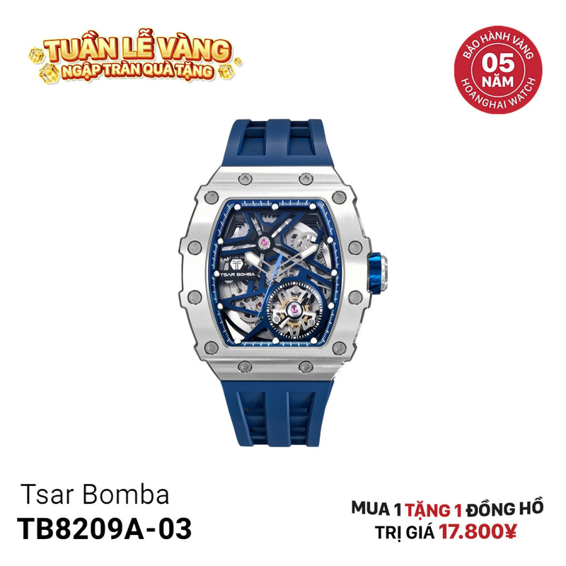 Đồng hồ cơ Tsar Bomba TB8209A-03 - Nhận Order