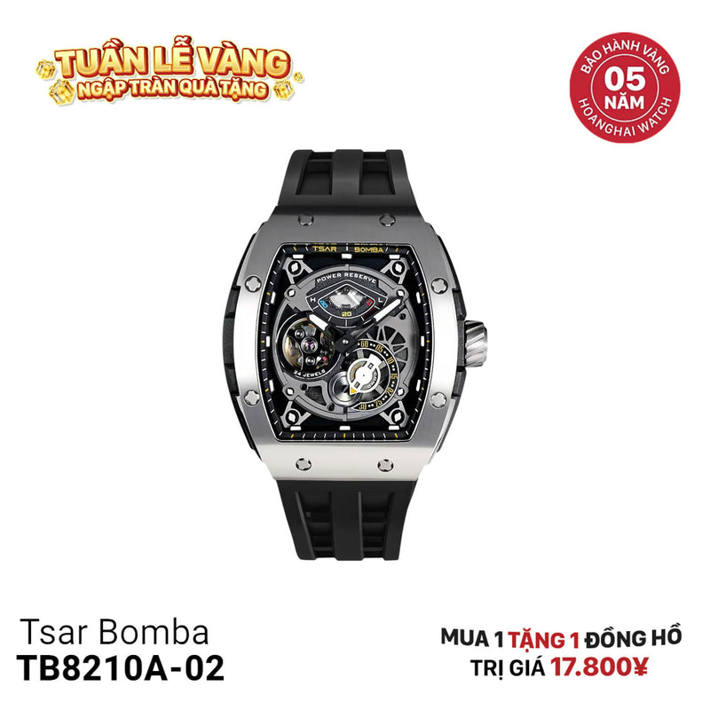 Đồng hồ cơ Tsar Bomba TB8210A-02 - Nhận Order