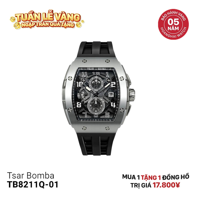 Đồng hồ pin Tsar Bomba TB8211Q-01