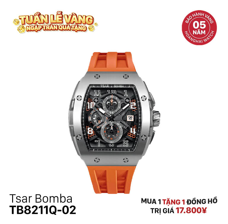 Đồng hồ pin Tsar Bomba TB8211Q-02