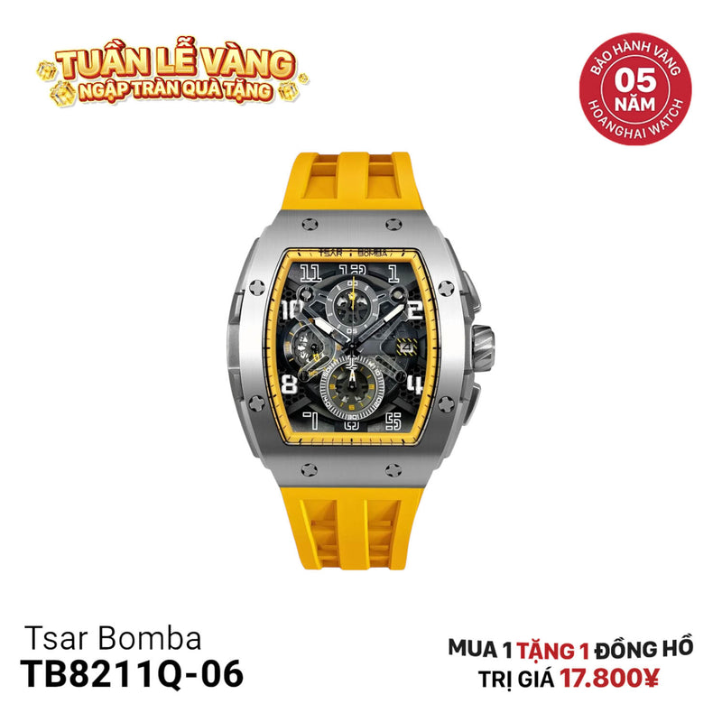 Đồng hồ pin Tsar Bomba TB8211Q-06 - Nhận Order