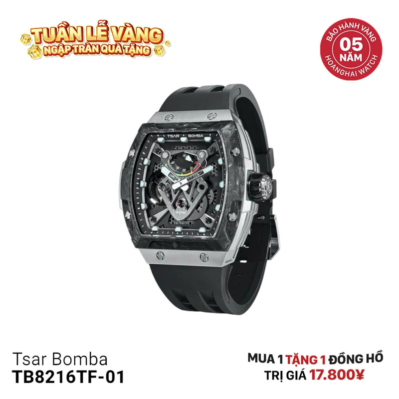 Đồng hồ cơ Tsar Bomba TB8216TF-01 - Nhận Order