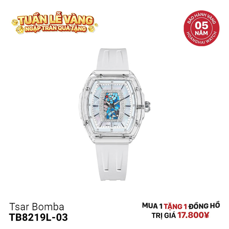 Đồng hồ pin nữ Tsar Bomba Nucleus Femme 02 TB8219L-03 - Nhận Order