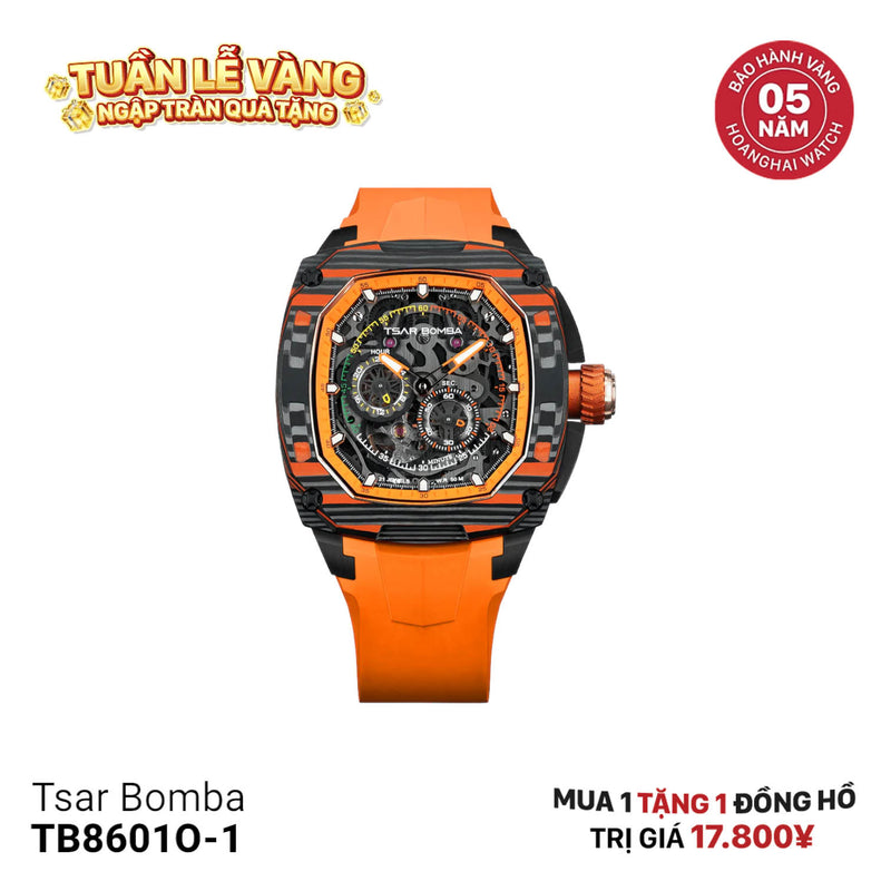 Đồng hồ cơ Tsar Bomba TB8601O-1 - Nhận Order