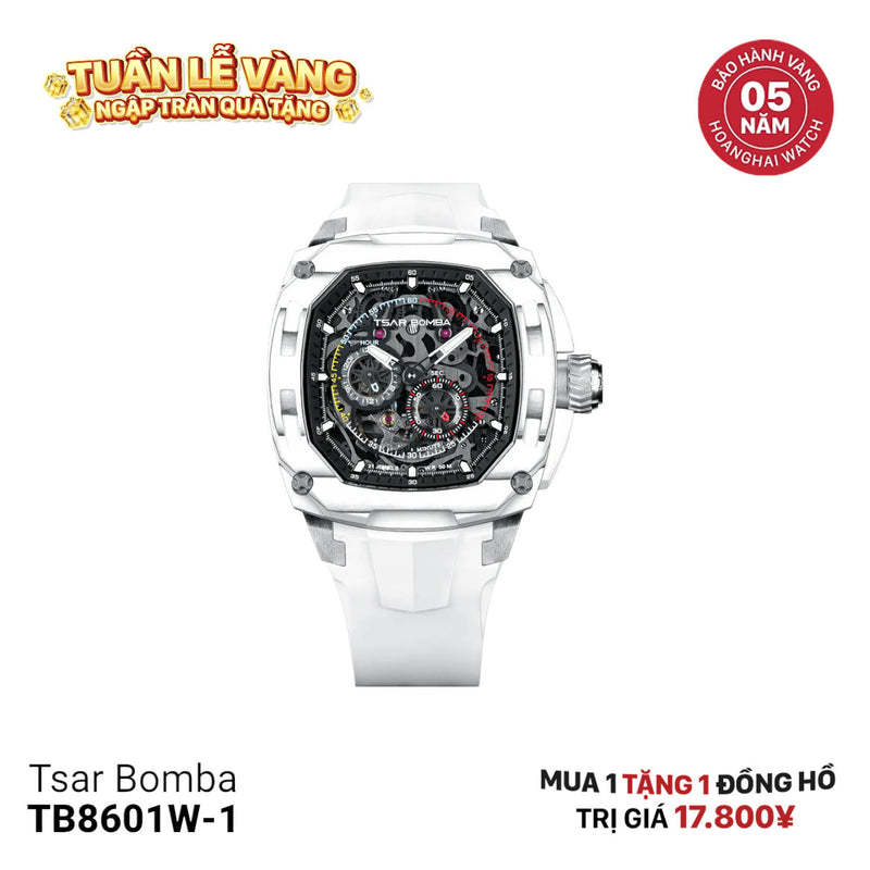 Đồng hồ cơ Tsar Bomba TB8601W-1 - Nhận Order