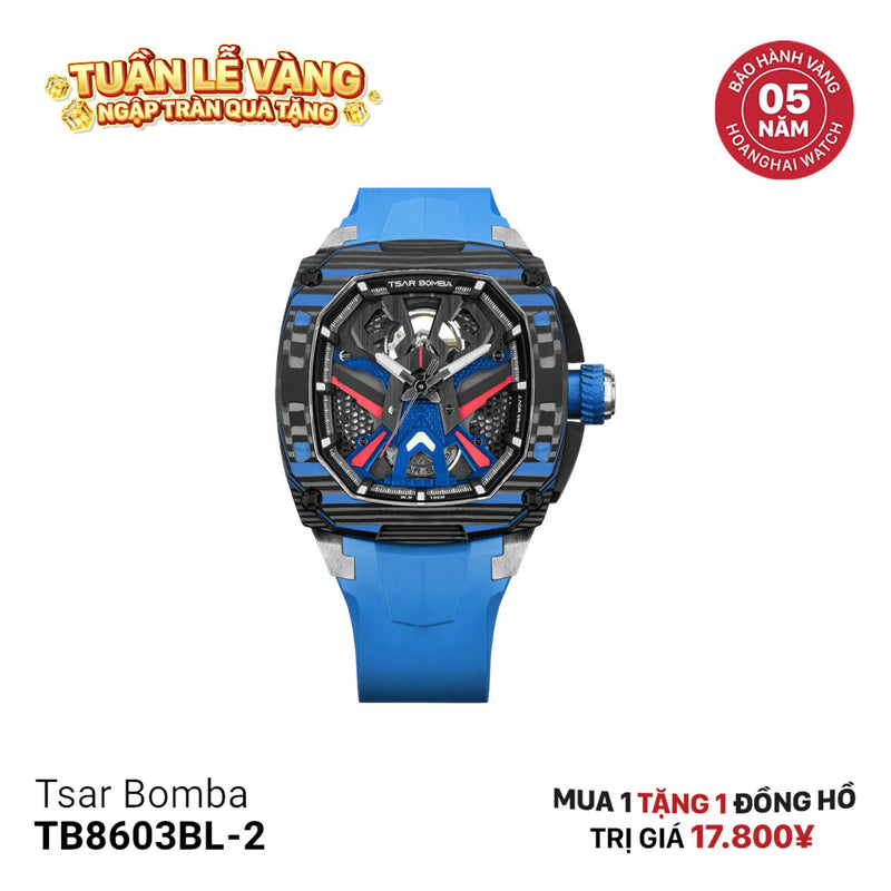 Đồng hồ cơ Tsar Bomba TB8603BL-2 - Nhận Order
