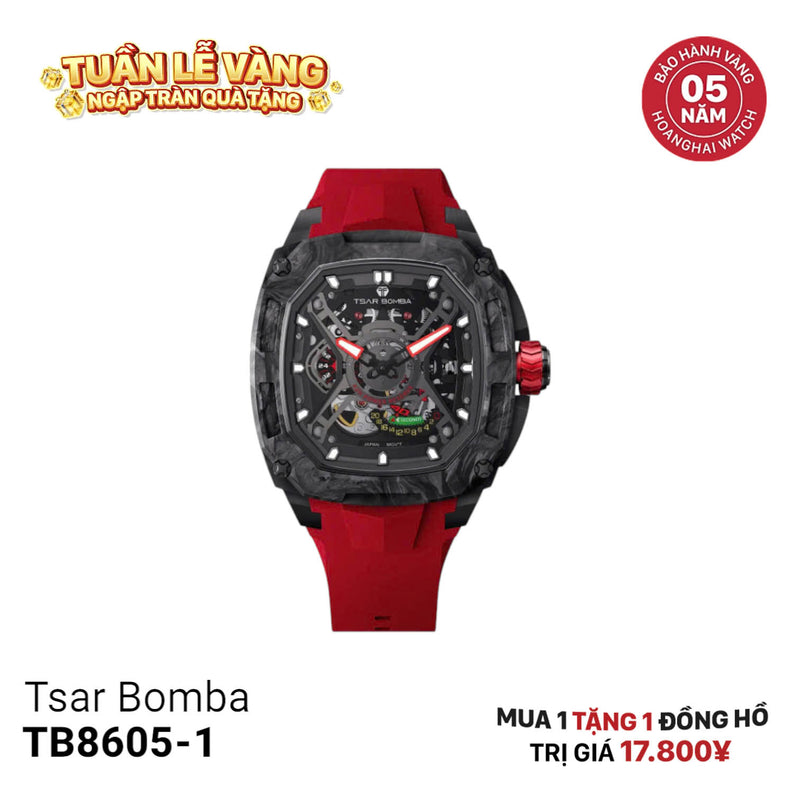 Đồng hồ cơ Tsar Bomba TB8605-1 - Nhận Order