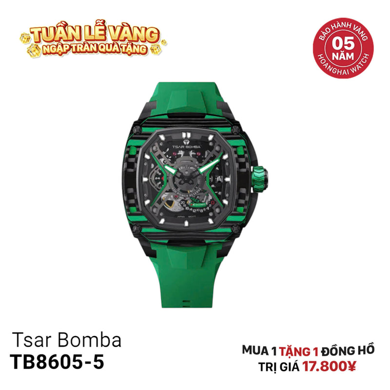 Đồng hồ cơ Tsar Bomba TB8605-5 - Nhận Order