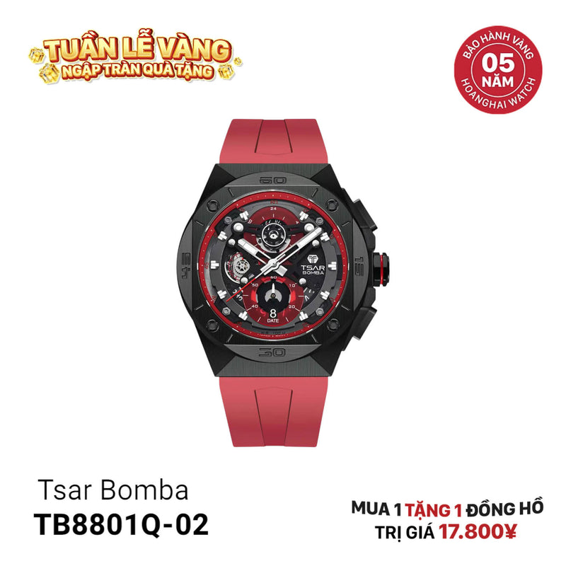 Đồng hồ pin Tsar Bomba TB8801Q-02 - Nhận Order