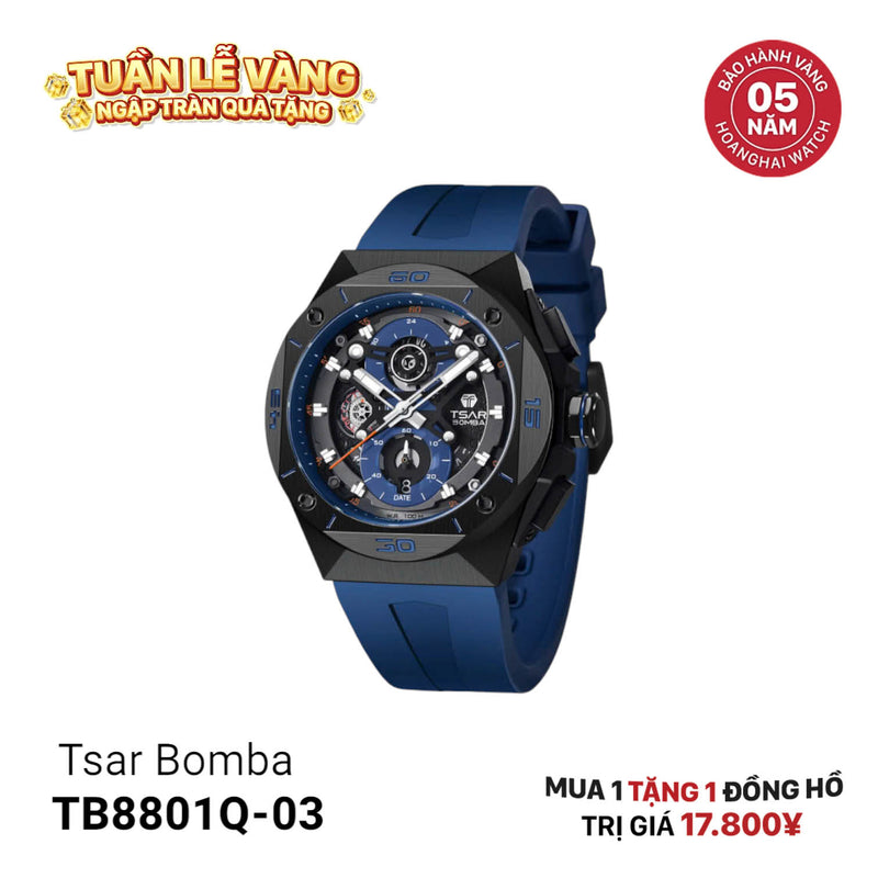Đồng hồ pin Tsar Bomba TB8801Q-03 - Nhận Order