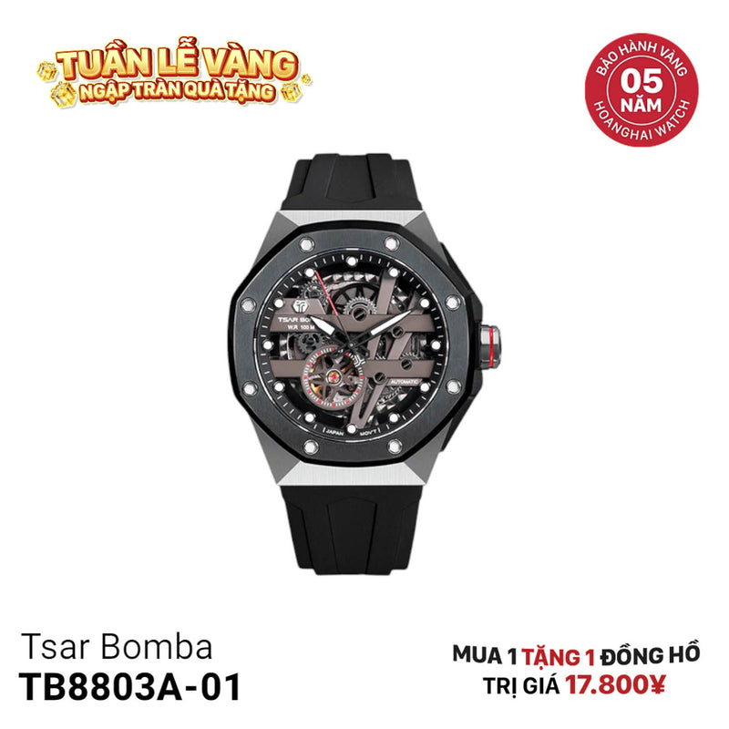 Đồng hồ cơ Tsar Bomba TB8803A-01 - Nhận Order