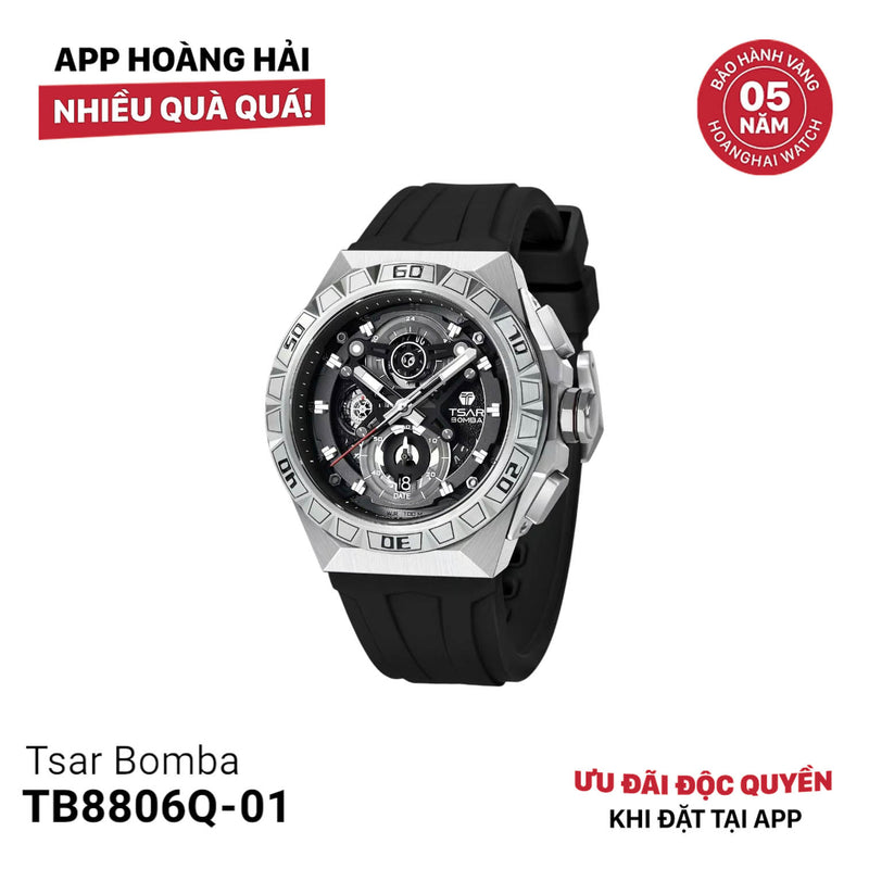 Đồng hồ pin Tsar Bomba TB8806Q-01 - Nhận Order