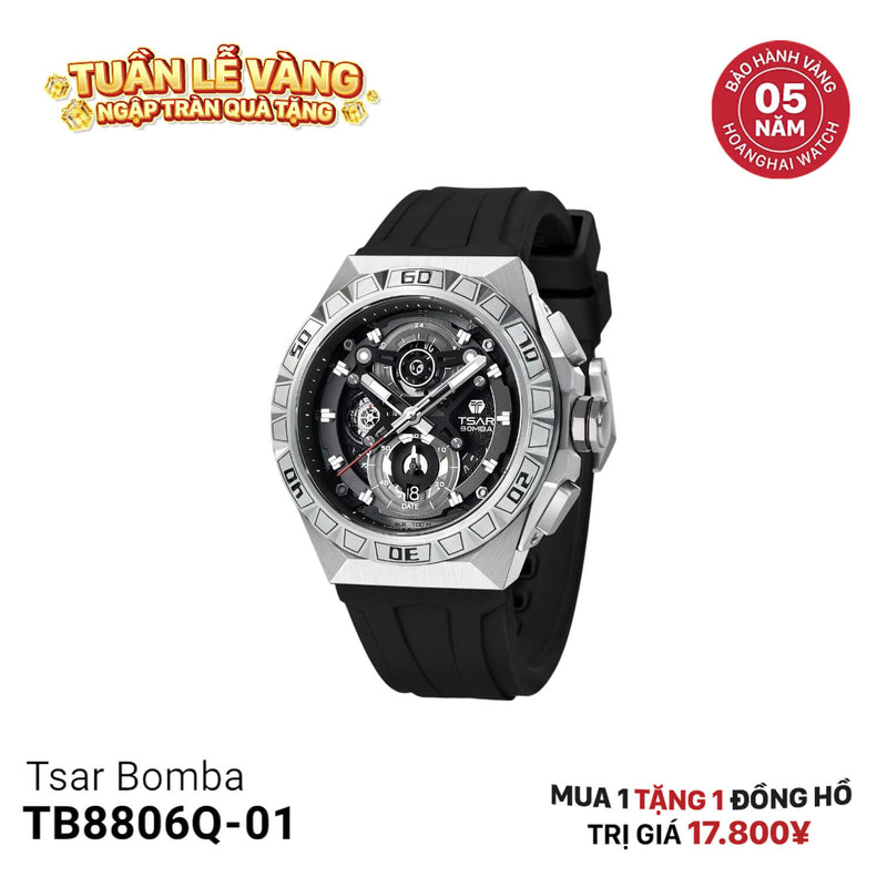 Đồng hồ pin Tsar Bomba TB8806Q-01 - Nhận Order