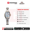 Đồng hồ năng lượng mặt trời nữ Orient iO Natural & Plain RN-WG0010A