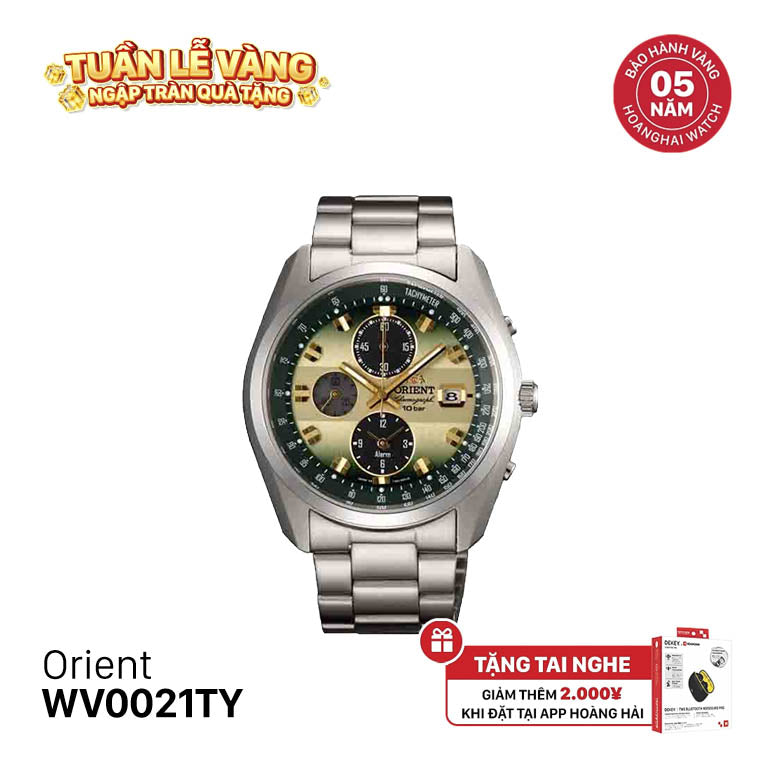 Đồng hồ năng lượng mặt trời Orient Chronograph WV0021TY