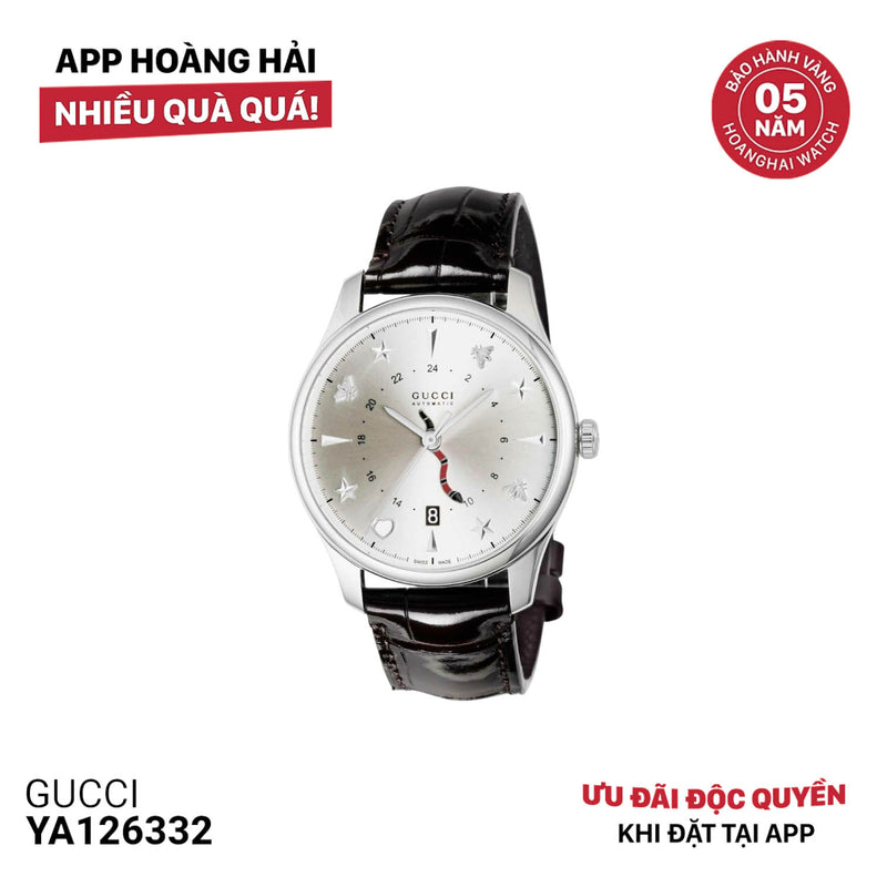 Đồng hồ cơ GUCCI YA126332 - Nhận Order 3-5 ngày