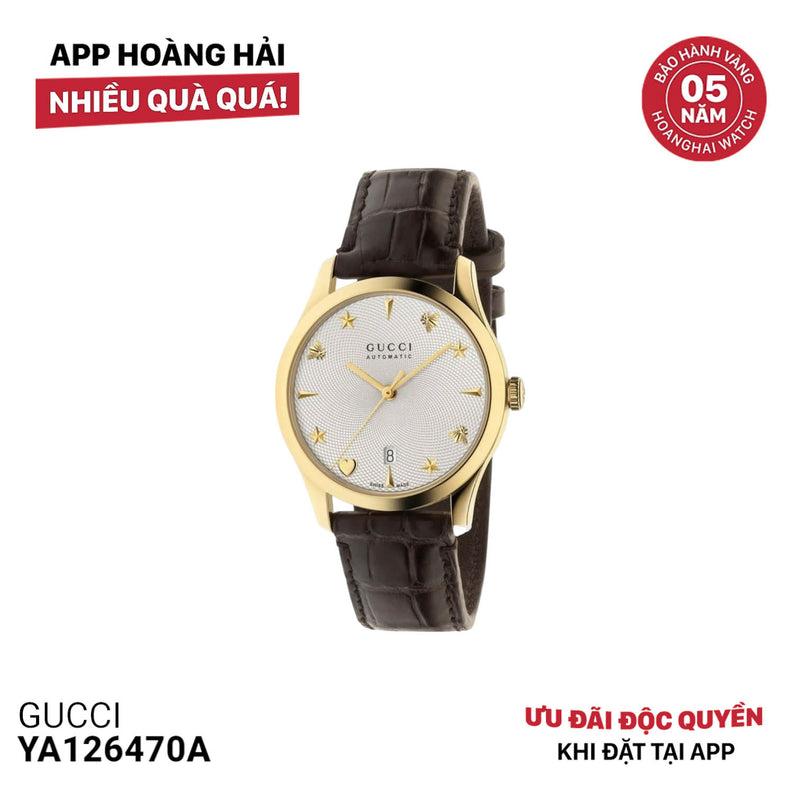 Đồng hồ cơ GUCCI YA126470A - Nhận Order 3-5 ngày