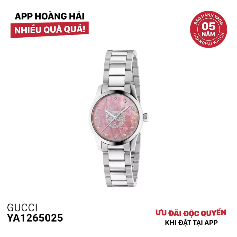 Đồng hồ pin nữ GUCCI YA1265025 - Nhận Order 3-5 ngày