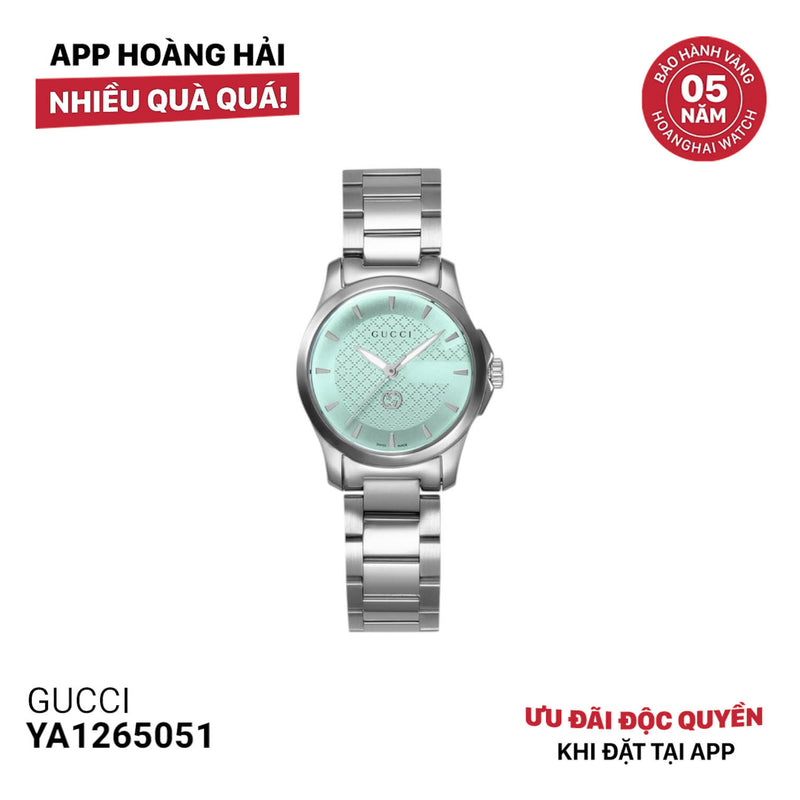 Đồng hồ pin nữ GUCCI YA1265051 - Nhận Order 3-5 ngày
