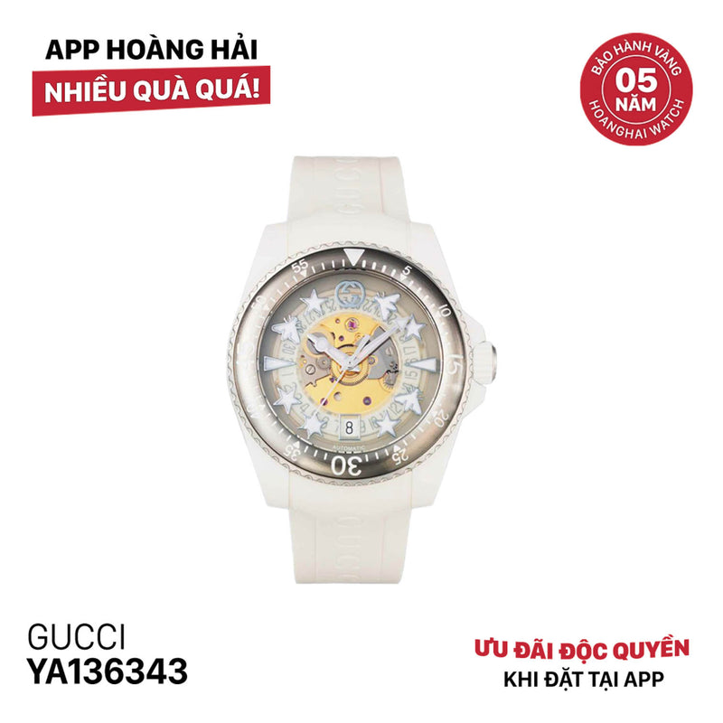 Đồng hồ cơ GUCCI YA136343 - Nhận Order 3-5 ngày