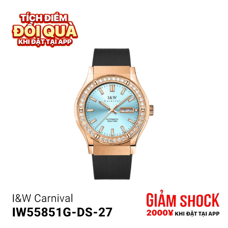 Đồng hồ cơ I&W Carnival IW55851G-DS-27