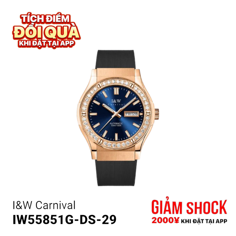 Đồng hồ cơ I&W Carnival IW55851G-DS-29