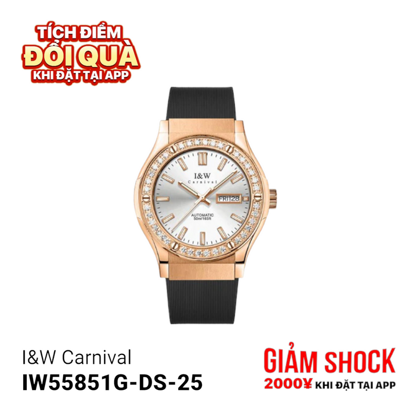 Đồng hồ cơ I&W Carnival IW55851G-DS-25