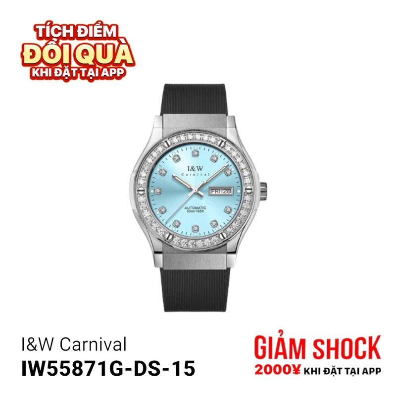 Đồng hồ cơ I&W Carnival IW55871G-DS-15