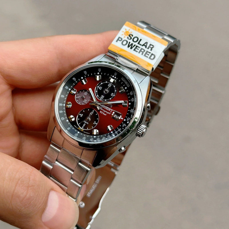 Đồng hồ năng lượng mặt trời Orient Chronograph WV0031TY